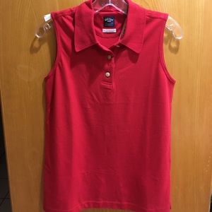 NWT Callaway Golf stretch cotton shirt XS